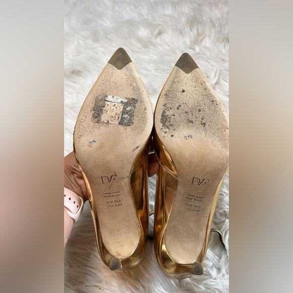 Diane Von Furstenberg Laredo Suede Ankle-Strap Pumps - Picture 5 of 9